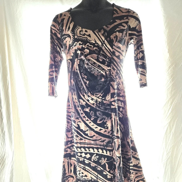 Vintage Batik Dress - Picture 1 of 10